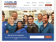 Tablet Screenshot of floydsfamilypharmacy.com